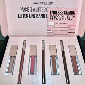 Maybelline Lifter Lip Gloss & Liner gift box